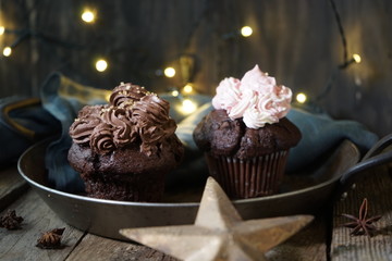Muffins Dessert Weihnachten food
