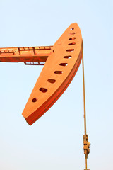 Crank balanced beam pumping unit parts