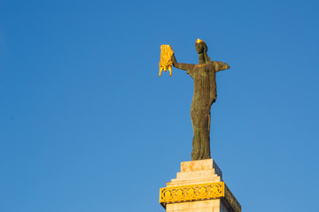 Statue of Medea at the  Europe Plaza of Batumi, Georgia