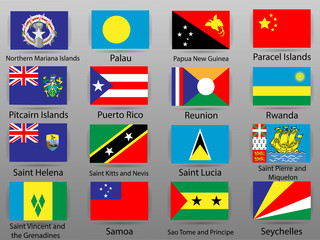 Flags of all countries of the world