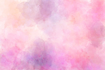 Fototapeta premium Pink abstract watercolor background