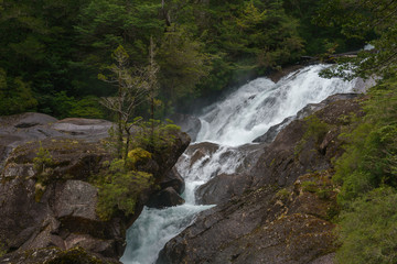 Cantaros Waterfall in Nahuel Huapi National Park, Patagonia, Argentina