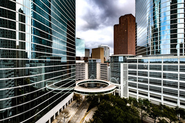 Buildings in downtown Houston