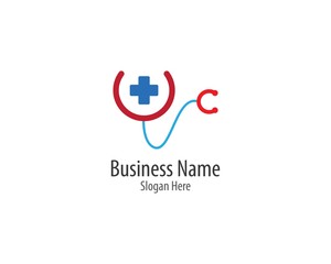 Medical logo template vector icon