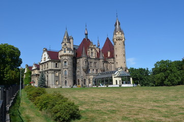 Zamek, Pałac w Mosznej, Opolszczyzna, Polska