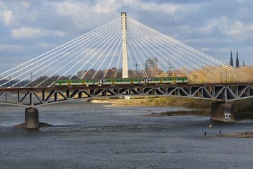 Most kolejowy na Wiśle, Warszawa © Ewa