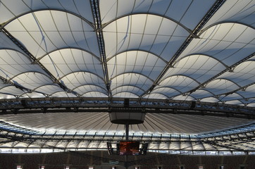 Zadaszenie stadionu sportowego © Ewa