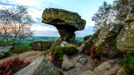 The Druid's Writing Desk at Brimham Rocks