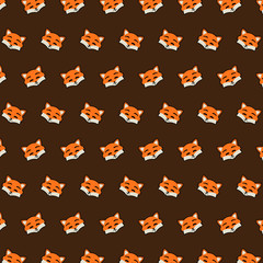 Fox - emoji pattern 17