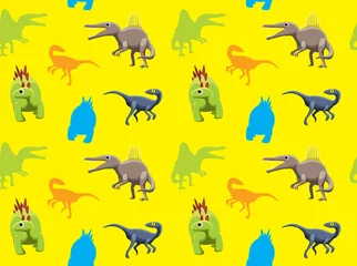 Fotobehang Dinosaurs Wallpaper Vector Illustration 16 © bullet_chained