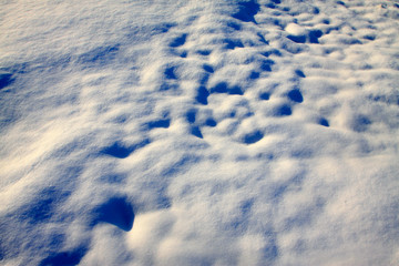 Winter scenery Snow texture
