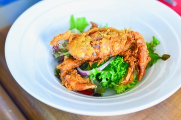 Healthy Soft-Shell Crab Salad