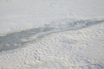 Winter scenery Snow texture