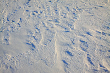 Winter scenery Snow texture
