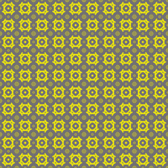 Yellow and gray geometric pattern background