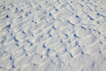 Winter scenery Snow texture