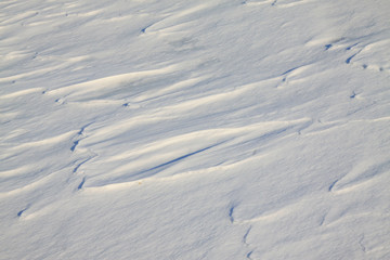 Winter scenery Snow texture