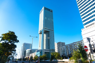 Warsaw business center of the capital