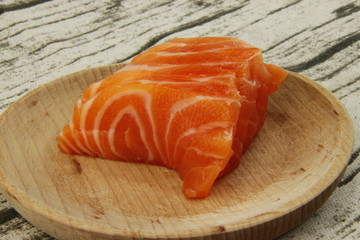 Sashimi saumon