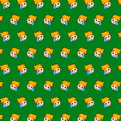 Little boy - emoji pattern 30