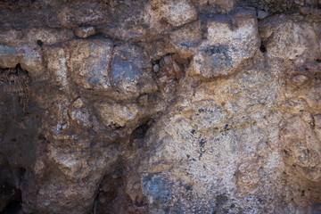 old rough natural rock