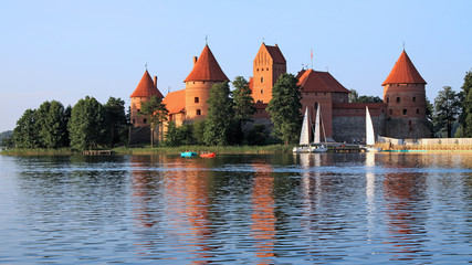 Trakai castle in Lithuania