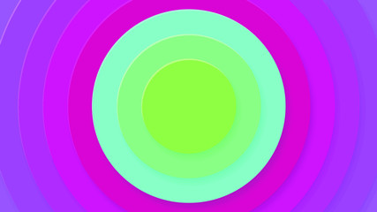 Background in paper style. Of multi-colored details.