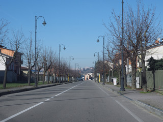 Fototapeta na wymiar View of the city of Monta D'alba