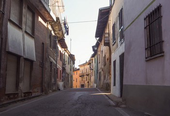 View of the city of Monta D'alba - obrazy, fototapety, plakaty