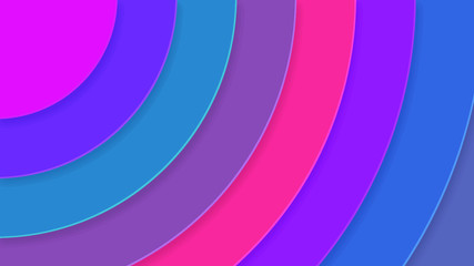 Background in paper style. Of multi-colored details.