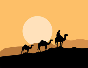 Vector Illustration Camel