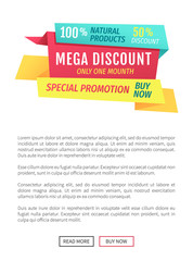 Exclusive Natural Products Vector Illustration