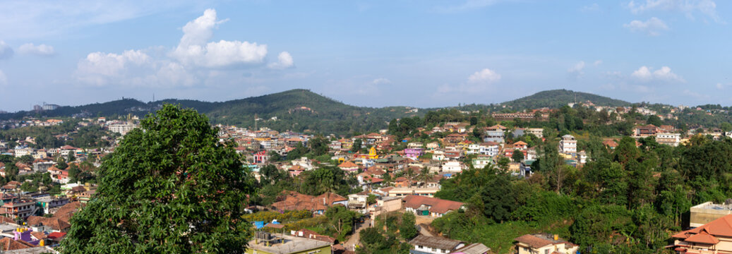 Ville de Madikeri, Coorg, Inde