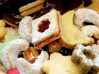 Homemade X-mas Cookies, Close-up