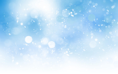 Blue abstract background blur