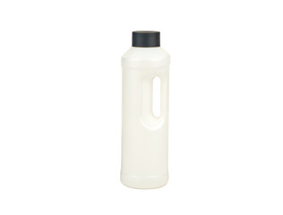 White plastic bottle