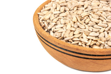 Sunflower seeds in bowl