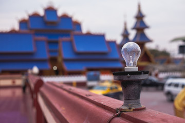 lamp in Thai temple