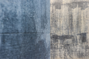 two abstract concrete walls background