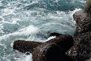 海の波