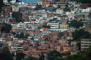 Fototapeta premium Favelas in Caracas, Venezuela