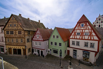 Fototapeta na wymiar In der Altstadt von Dettelbach, Unterfranken, Bayern, Deutschland 