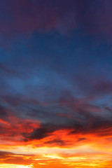 Fototapeta na wymiar Beautiful Sunset Sky