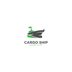 Cargo ship logo design inspiration