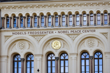 Obraz premium Nobel Peace Center, Oslo, Norway