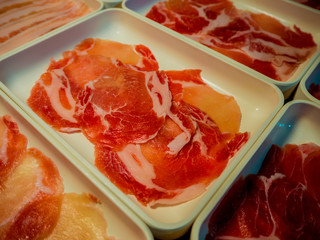 Meat used to eat people's popular Shabu. Or to eat healthy.