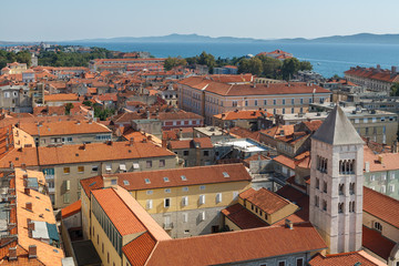 Fototapeta na wymiar view of the city of zadar croatia