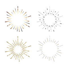 Fototapeta premium RAYONS DE SOLEIL VINTAGE COULEUR