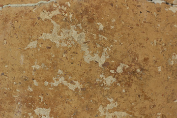 old crushed yellow ceramic background texture surface, copy space