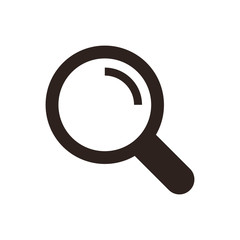 Search icon. Magnifying glass